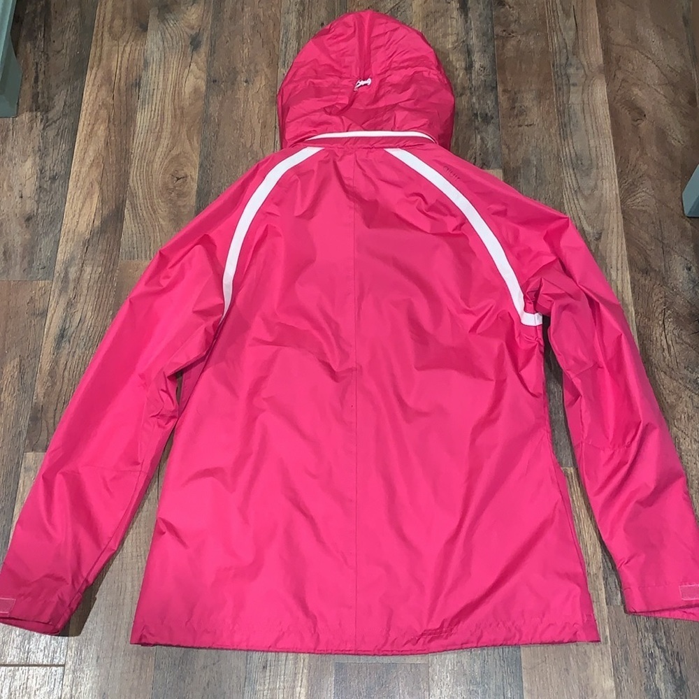 StormPack Windbreaker. Size Medium. Pink and White. - Picture 6 of 9